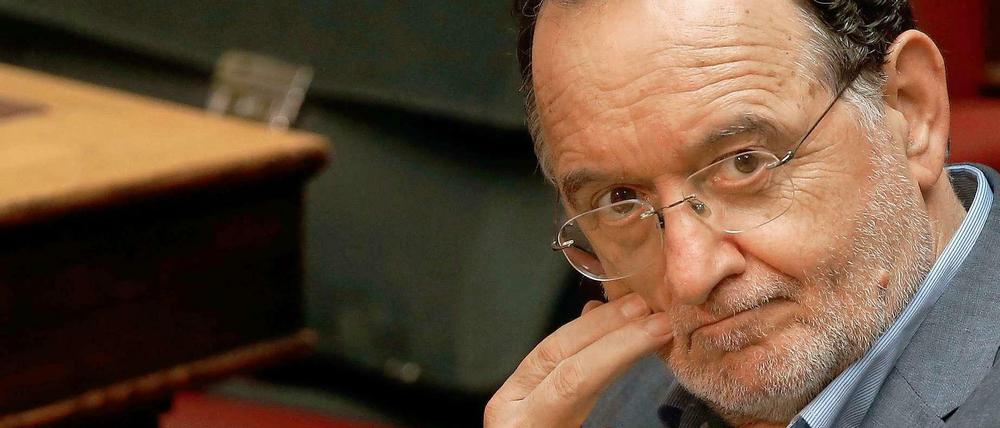 Der ehemalige Energieminister Panagiotis Lafazanis führt die Syriza-Abspaltung "Volkseinheit".