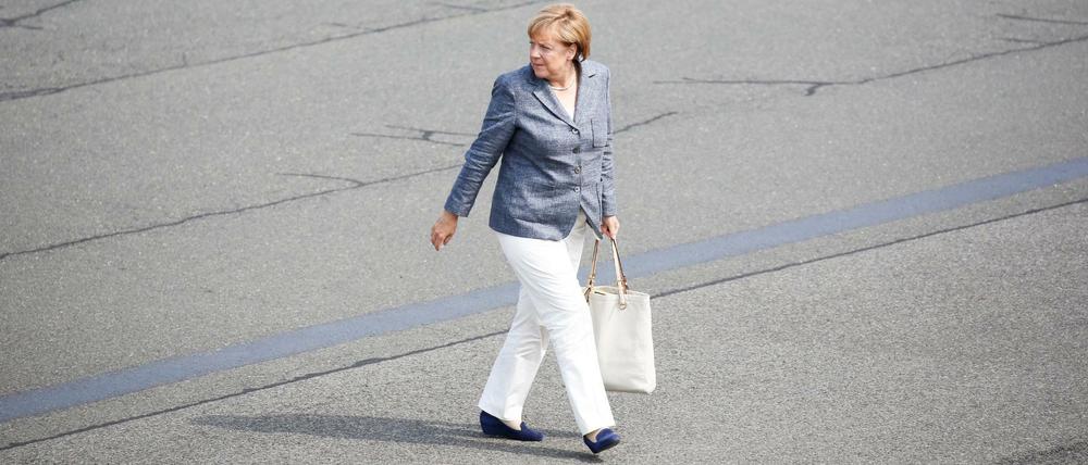 Bundeskanzlerin Angela Merkel fand keine großen Worte zu Griechenland. So wie zuvor. Und wie eigentlich immer.
