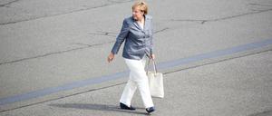 Bundeskanzlerin Angela Merkel fand keine großen Worte zu Griechenland. So wie zuvor. Und wie eigentlich immer.