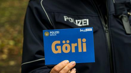 Einsatz im Görli. Die Polizei geht nach eigenen Angaben gegen Dealer vor.