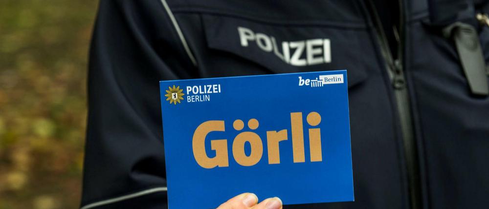 Einsatz im Görli. Die Polizei geht nach eigenen Angaben gegen Dealer vor.