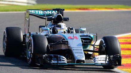 Lewis Hamilton im Mercedes.