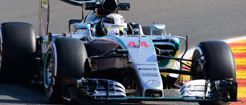 Lewis Hamilton im Mercedes.