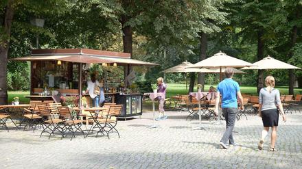 Endlich da: das angekündigte Café am Schloss.