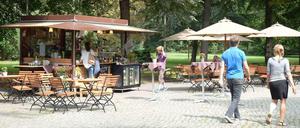 Endlich da: das angekündigte Café am Schloss.