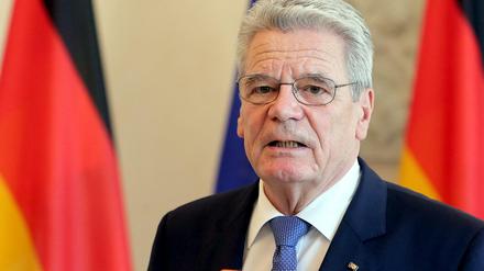 Bundespräsident Joachim Gauck.