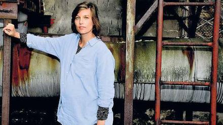 Susanne Kennedy in den Rummelsburger Proberäumen.