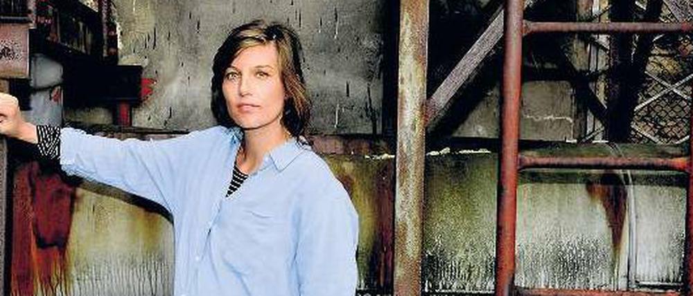 Susanne Kennedy in den Rummelsburger Proberäumen.