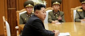 Nordkoreas Machthaber Kim Jong Un hatte am Freitag die Grenztruppen in Gefechtsbereitschaft versetzt.