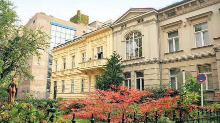 Traulicher Fleck. Der Begaswinkel bestand aus zehn Villen und war nach dem Maler Adalbert Begas benannt.