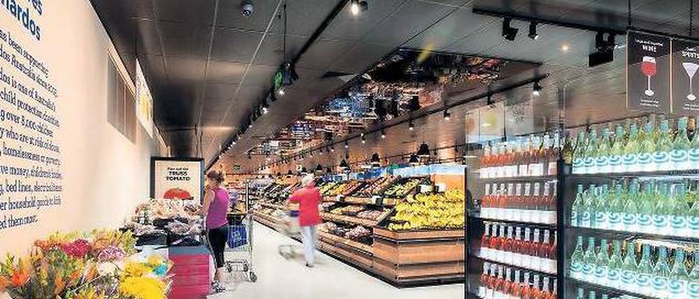 Edel statt billig. Zahlreiche Unternehmen wie der deutsche Discounter Aldi gehen in Australien neue Wege und versuchen sich an neuen Konzepten und Produkten.
