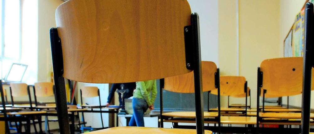 Die Lehrer trudeln ein - die Schüler noch nicht.