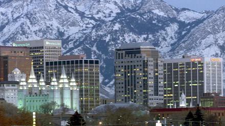 In Gefahr. Salt Lake City ist viele hundert Kilometer von der Plattengrenze in Kalifornien entfernt. Dennoch gibt es hier regelmäßig Erschütterungen, Experten fürchten, dass es auch schwere Erdstöße geben könnte. 