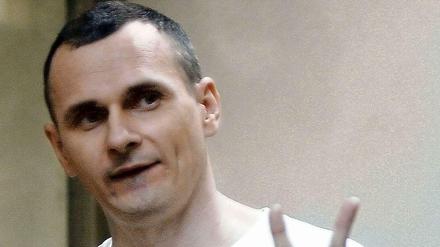 Filmemacher Oleg Sentsov bei der Urteilsverkündung in Moskau.