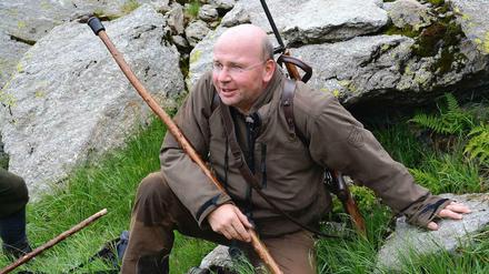 Ganz leger: Markus Voigt in Waidmanns-Montur