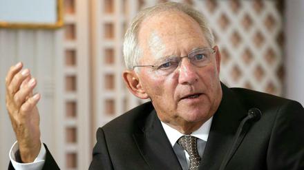 Wolfgang Schäuble freut sich auf steigende Steuereinnahmen.