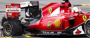 Sebastian Vettel: "Wenn das 300 Meter später, in der Eau Rouge, passiert, dann kann das auch ganz anders ausgehen."