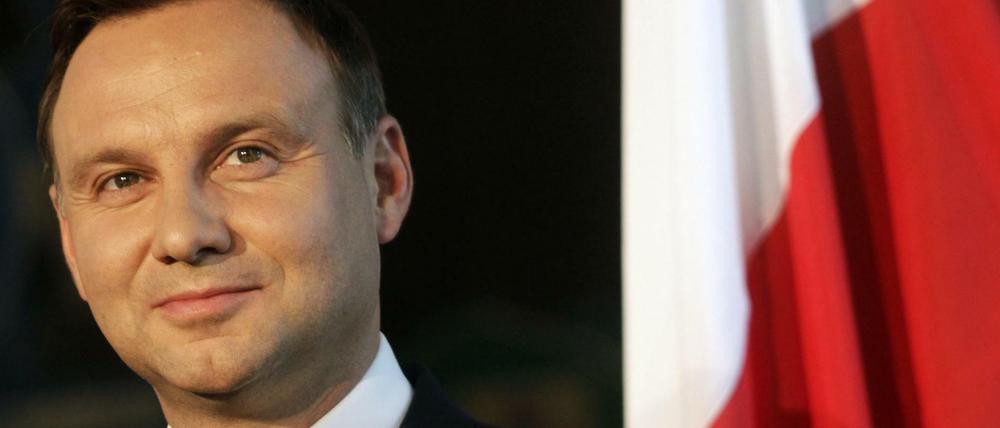 Der polnische Präsident Andrzej Duda: das Verhältnis zu Deutschland sei gut, erklärt er. Es soll noch besser werden.