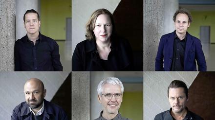 Im Uhrzeigersinn: Lars Petter Hagen, Barbara Vanderlinden, Bas Princen, Markus Diebel, Eric Joris und Jürgen Mayer H.
