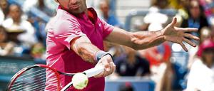 Federer zaubert mit 34 Jahren noch neue Tricks aus dem Ärmel.
