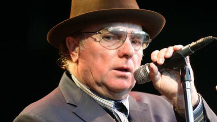 Van Morrison bei einem Konzert in Freiburg.