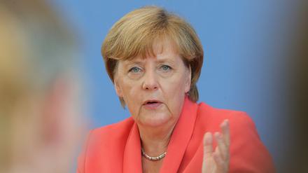 Bundeskanzlerin Angela Merkel (CDU).