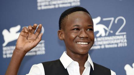 Einer der Schauspieler aus dem Eröffnungsfilm "Beasts of no nation": Abraham Attah aus Ghana