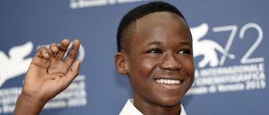 Einer der Schauspieler aus dem Eröffnungsfilm "Beasts of no nation": Abraham Attah aus Ghana
