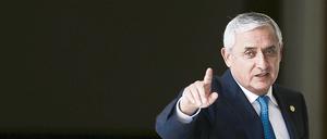 Präsident Otto Perez soll von dem Mafianetzwerk seiner Vizepräsidentin zumindest gewusst haben. Einen Rücktritt lehnt er aber ab.