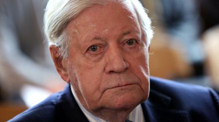 Altbundeskanzler Helmut Schmidt