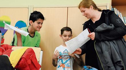 Tausende Flüchtlingskinder müssen an Berlins Schulen unterrichtet werden.