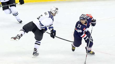 Shuhei Kujis (r.) große Stärke ist die Schnelligkeit. Körperlich muss der Japaner noch zulegen, wenn er sich bei den Eisbären durchsetzen will.