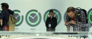 Smarte Uhren auf der Elektronik-Messe IFA.