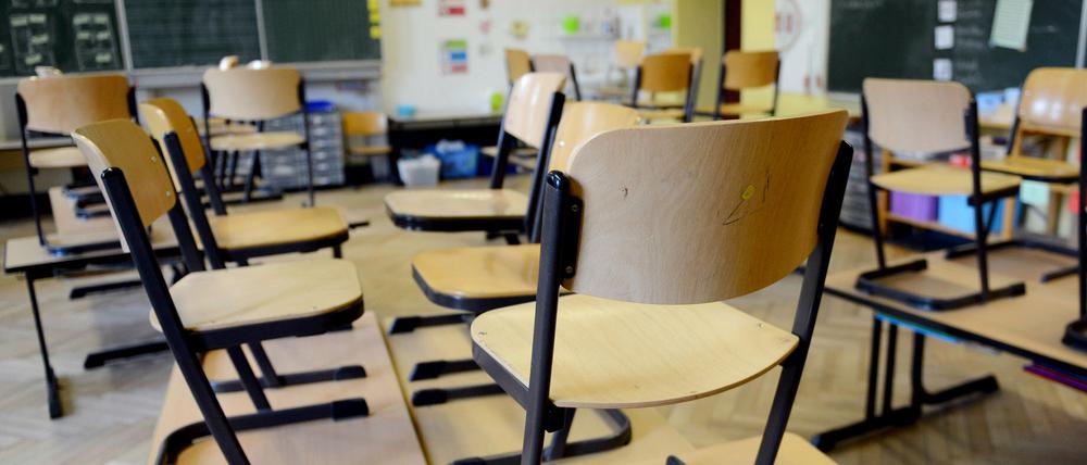 In Kaulsdorf wurden Klassenzimmer wegen Einsturzgefahr gesperrt.
