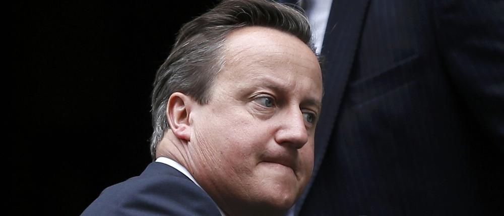 Großbritanniens Premierminister David Cameron gab am Montag einen Militärschlag gegen den IS bekannt. 