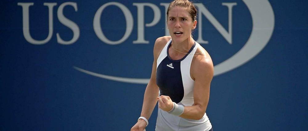 Andrea Petkovic erreicht bei über 30 Grad die dritte Runde der US Open.