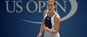 Andrea Petkovic erreicht bei über 30 Grad die dritte Runde der US Open.