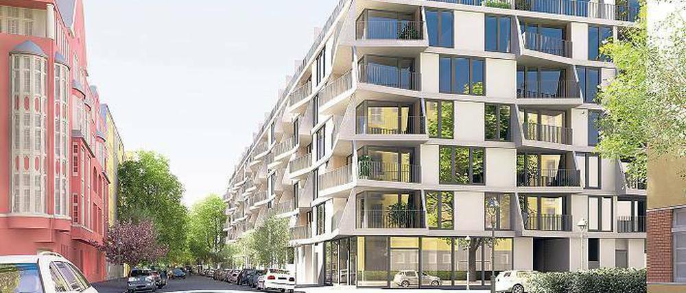 Alles im grünen Bereich. Namensgeberin der Bouchégärten ist eine seit 1685 in Berlin ansässige Gärtnerfamilie hugenottischer Herkunft. Die Eigentumswohnungen kosten zwischen 3150 und 5000 Euro pro Quadratmeter.