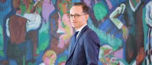 Bundesjustizminister Heiko Maas im Kanzleramt. 