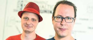 Akteneinsicht: André Meister (li.) und Markus Beckedahl von Netzpolitik.org.