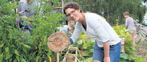 Grüner Daumen für Zehlendorf. Julia Käsmaier und Mitstreiter im Gemeinschaftsgarten Stewardstraße.