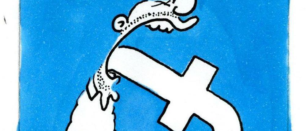 Klare Ansage: Königs gezeichneter Facebook-Kommentar.