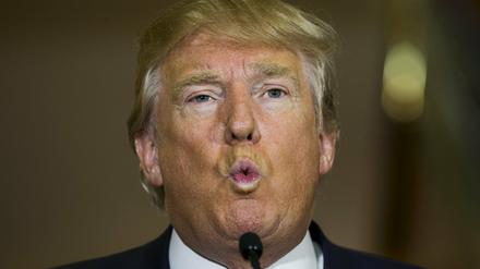 Donald Trump am 3. September 2015. 