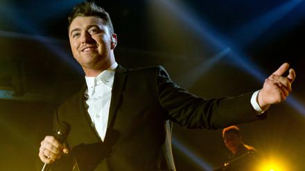 Der britische Sänger Sam Smith am 04.03.2015 in München. Der 23-Jährige wird den Song zum neuen James-Bond-Film "Spectre" liefern.
