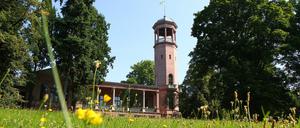 Park und Schloss Biesdorf in Berlin-Biesdorf. 