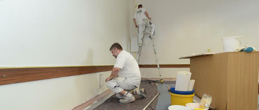 Auch nach Renovierungen kann die Schadstoffkonzentration in Klassenzimmern erhöht sein.