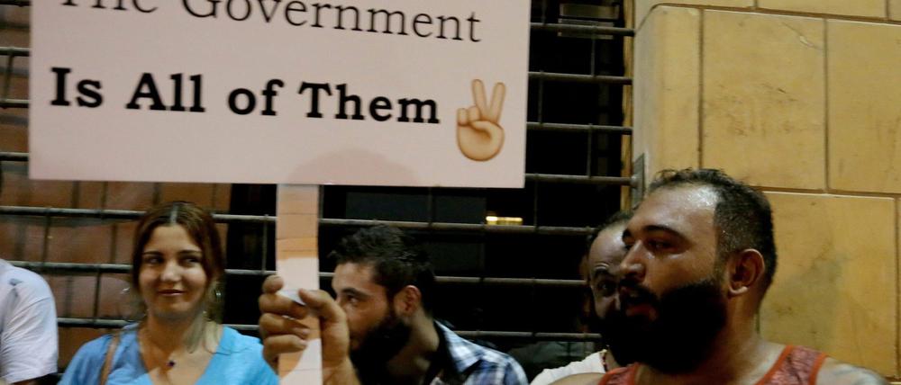 Im Libanon protestieren die Menschen seit Wochen gegen Misswirtschaft und Korruption.