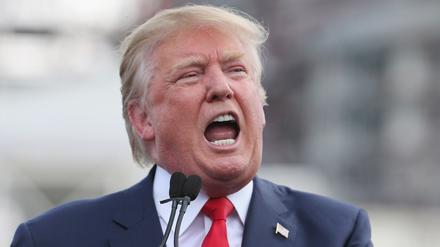 Gut gebrüllt. Der republikanische Präsidentschaftsbewerber Donald Trump sorgt für eine Schlagzeile nach der nächsten.