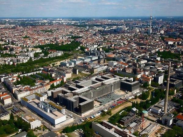 Der BND-Neubau von oben.