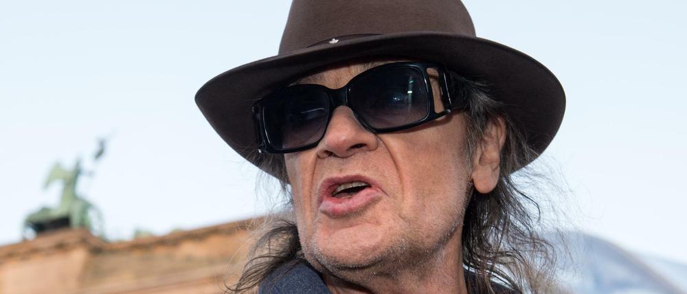 Beim Jubiläumsfest anlässlich des Mauerfalls im November 2014 trat Udo Lindenberg vor dem Brandenburger Tor.